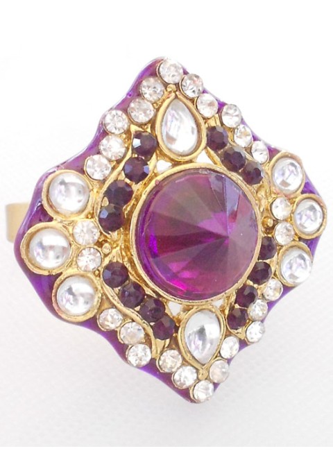 Kundan Finger Ring